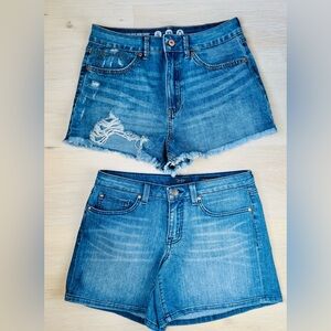 Two Pairs of Jean Shorts